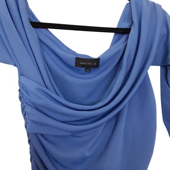 Revolve Marjorelle Cypress Mini Dress Bodycon Cocktail Dress Periwinkle Blue XS - Picture 4 of 11